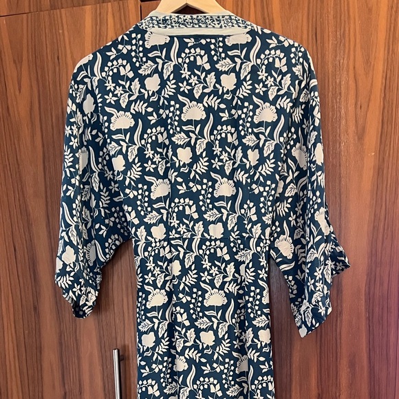 Teal and Cream Dress and Kimono - Picture 9 of 10